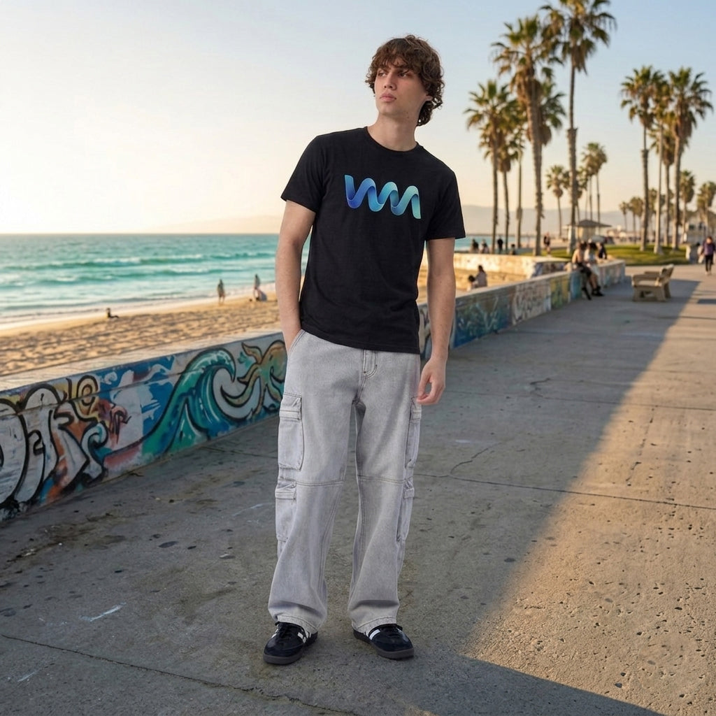 WM Wave (Blues) - Graphic Tee