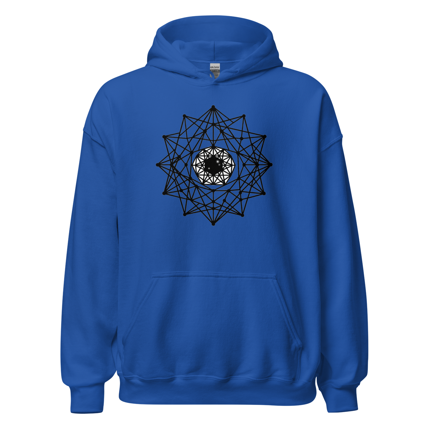 Warm Milk Geometric Eye - Graphic Hoodie
